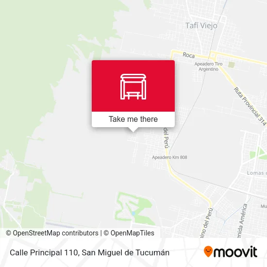 Mapa de Calle Principal 110