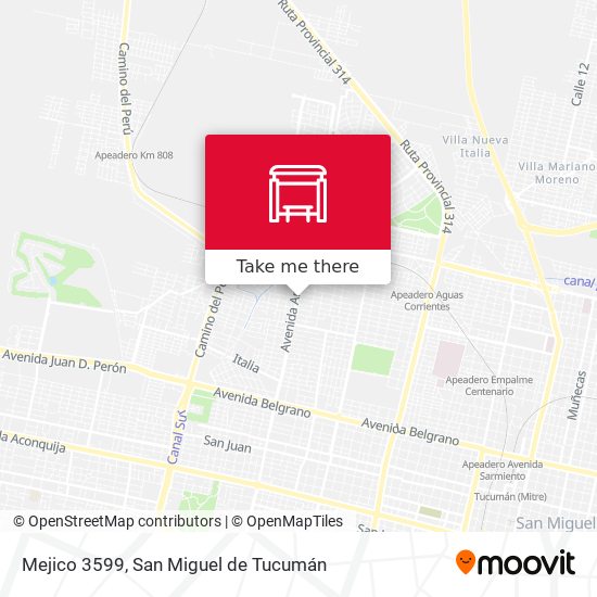 Mejico 3599 map