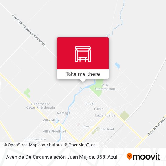 Mapa de Avenida De Circunvalación Juan Mujica, 358