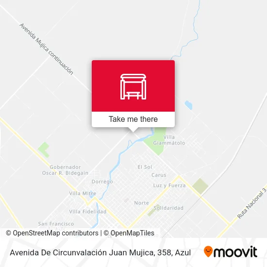 Mapa de Avenida De Circunvalación Juan Mujica, 358