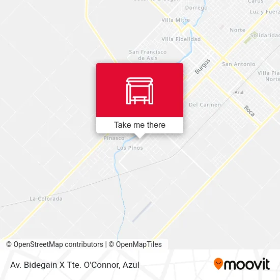 Mapa de Av. Bidegain X Tte. O'Connor
