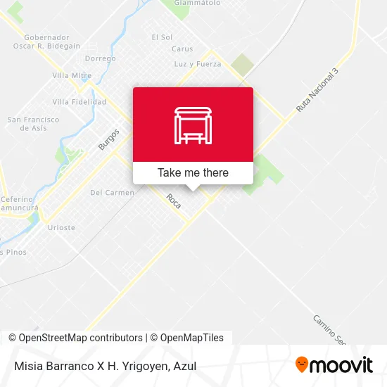 Mapa de Misia Barranco X H. Yrigoyen