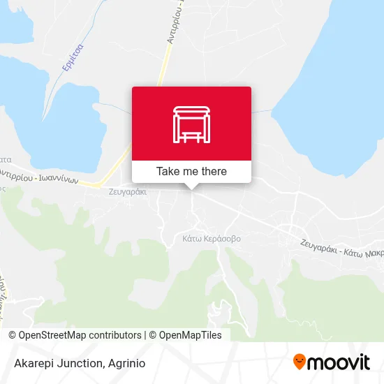 Akarepi Junction map