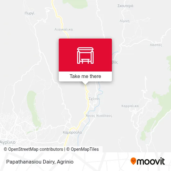 Papathanasiou Dairy map