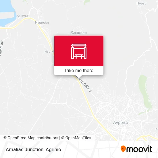 Amalias Junction map