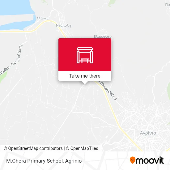 M.Chora Primary School map