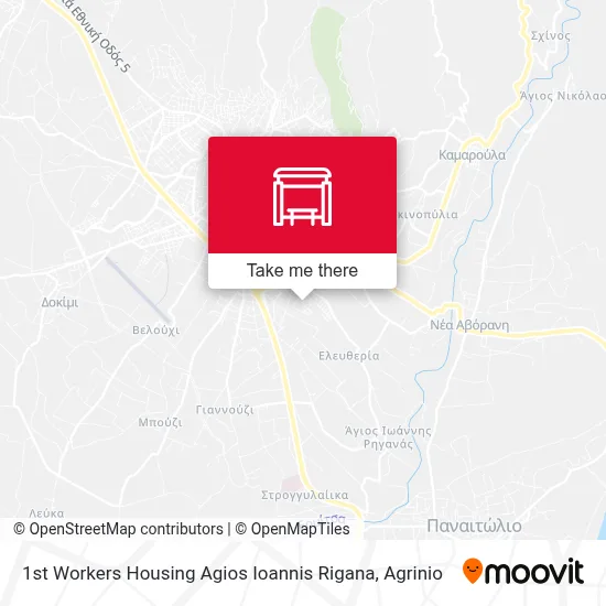 1st Workers Housing Agios Ioannis Rigana map