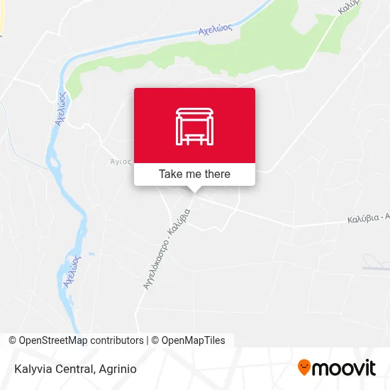 Kalyvia Central map