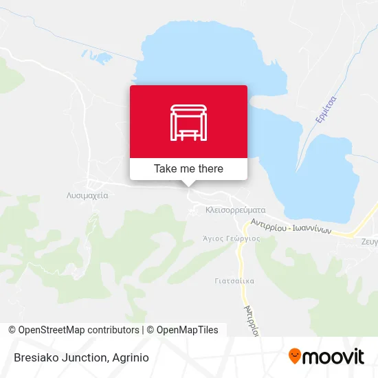 Bresiako Junction map