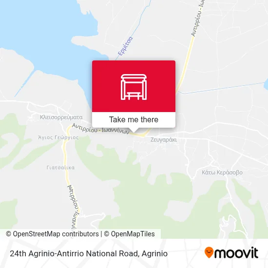 24th Agrinio-Antirrio National Road map