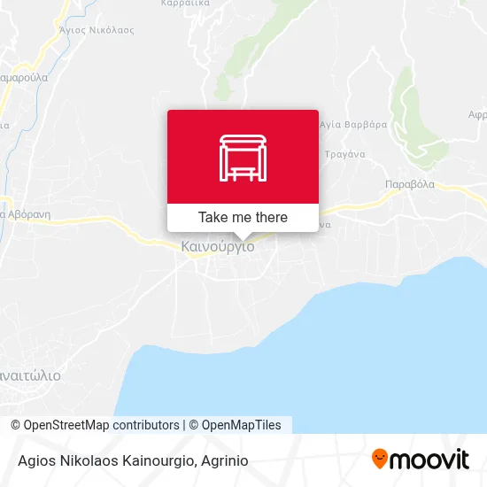 Agios Nikolaos Kainourgio map
