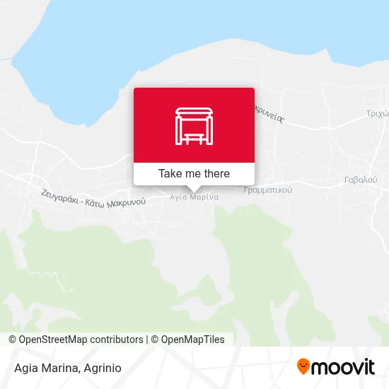 Agia Marina map