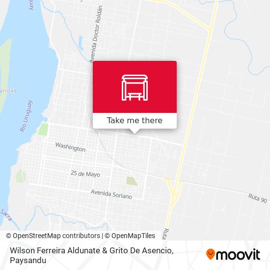 Mapa de Wilson Ferreira Aldunate & Grito De Asencio