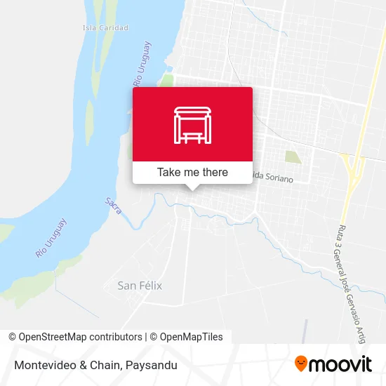 Montevideo & Chain map