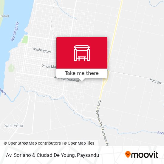 Av. Soriano & Ciudad De Young map