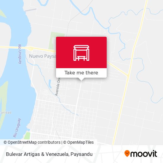 Bulevar Artigas & Venezuela map