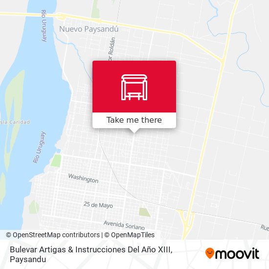 Bulevar Artigas & Instrucciones Del Año XIII map