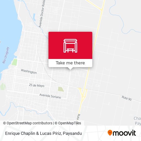 Enrique Chaplin & Lucas Píriz map