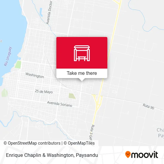 Enrique Chaplin & Washington map