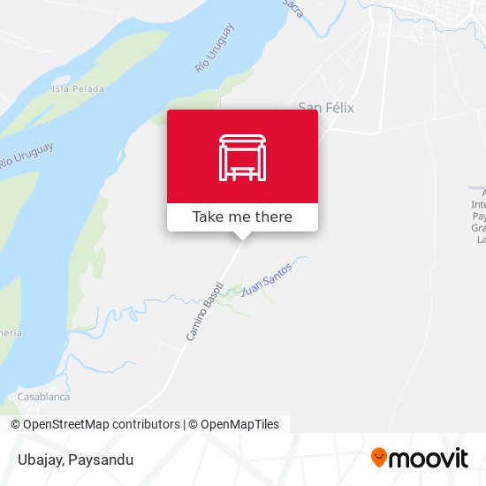 Mapa de Ubajay