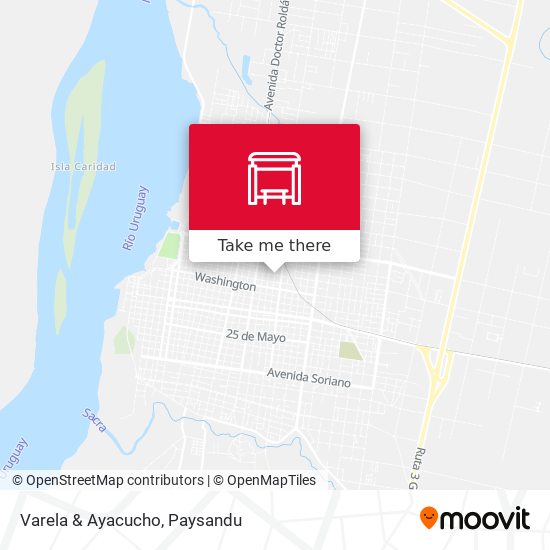 Varela & Ayacucho map