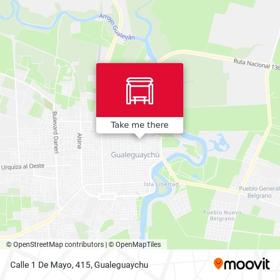Mapa de Calle 1 De Mayo, 415