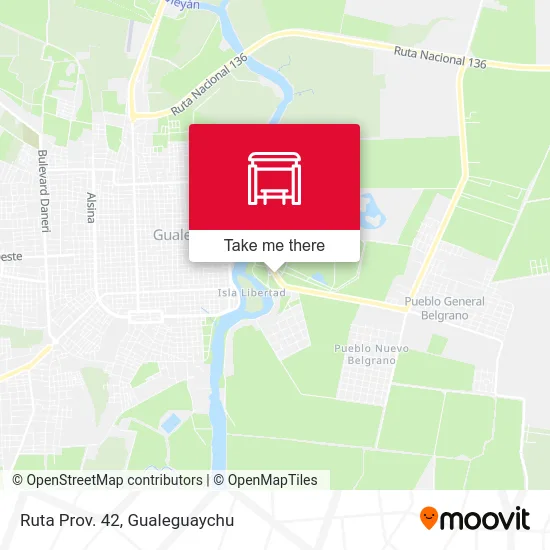 Ruta Prov. 42 map