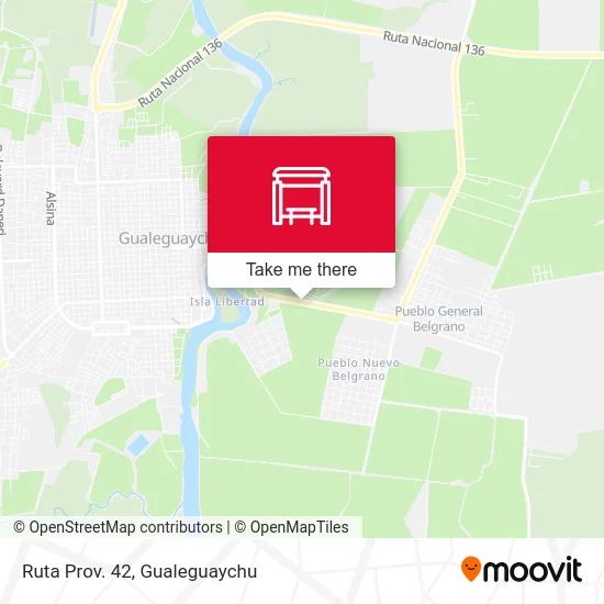 Ruta Prov. 42 map