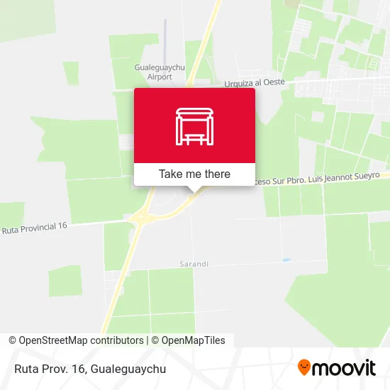 Ruta Prov. 16 map
