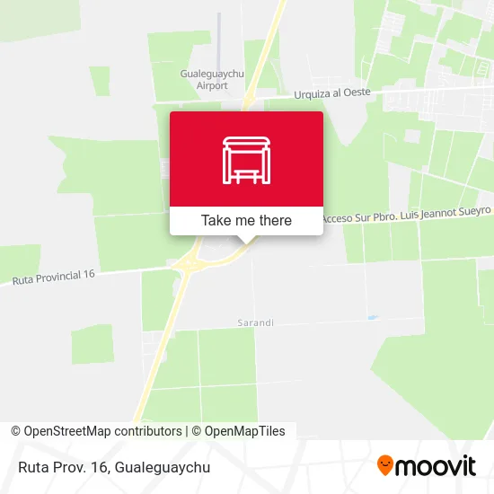 Ruta Prov. 16 map