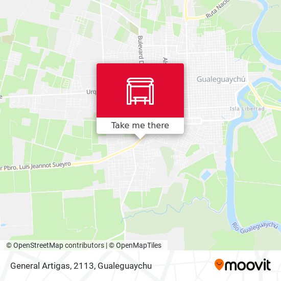 General Artigas, 2113 map