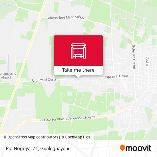 Río Nogoyá, 71 map