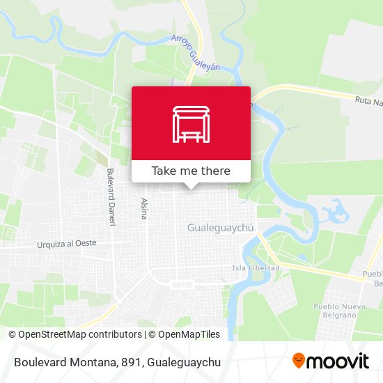 Mapa de Boulevard Montana, 891