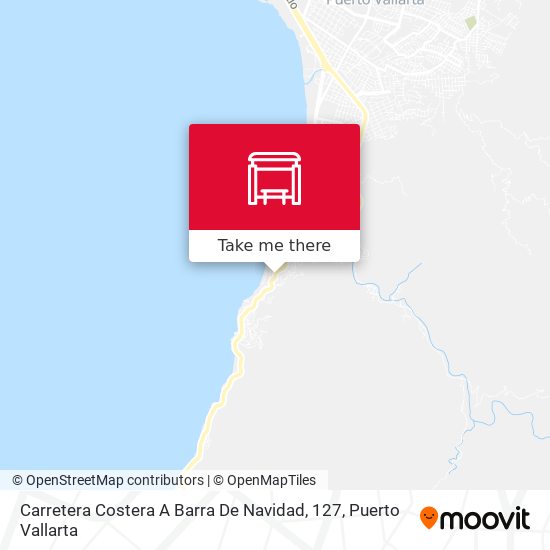 Carretera Costera A Barra De Navidad, 127 map