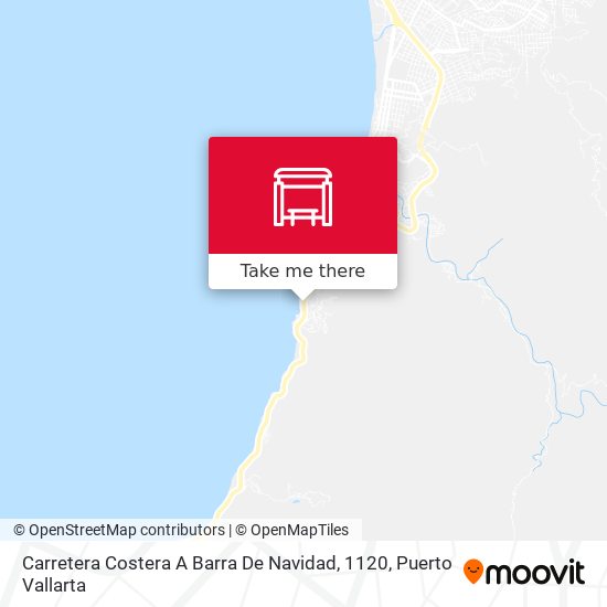 Carretera Costera A Barra De Navidad, 1120 map