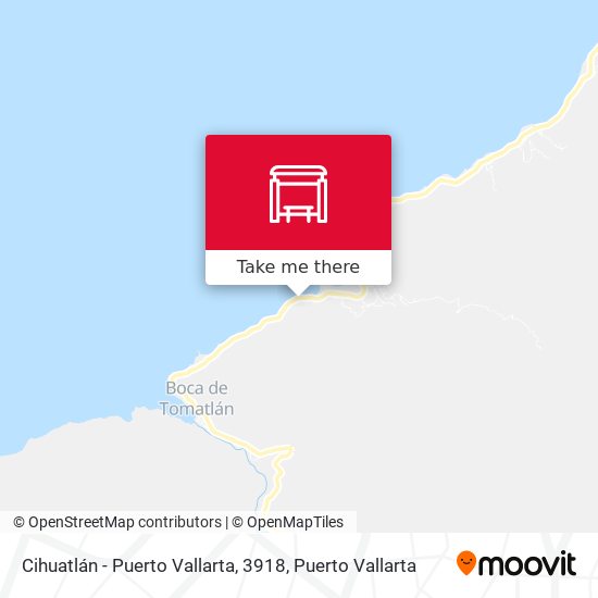 Cihuatlán - Puerto Vallarta, 3918 map
