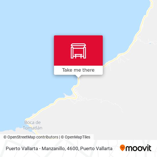 Puerto Vallarta - Manzanillo, 4600 map