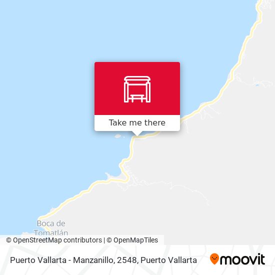 Mapa de Puerto Vallarta - Manzanillo, 2548