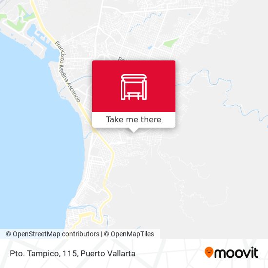 Pto. Tampico, 115 map