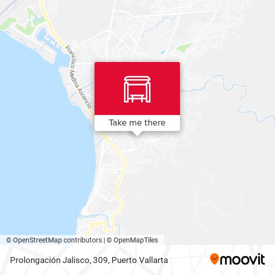 Prolongación Jalisco, 309 map