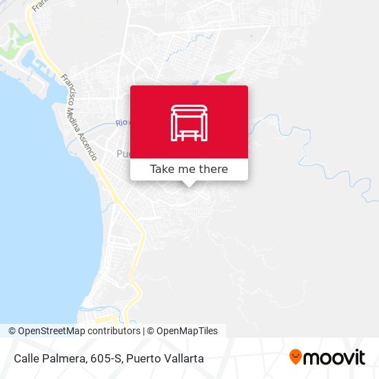 Calle Palmera, 605-S map