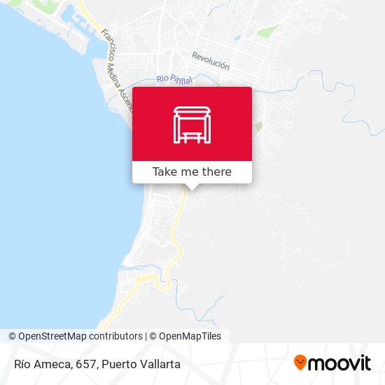 Río Ameca, 657 map