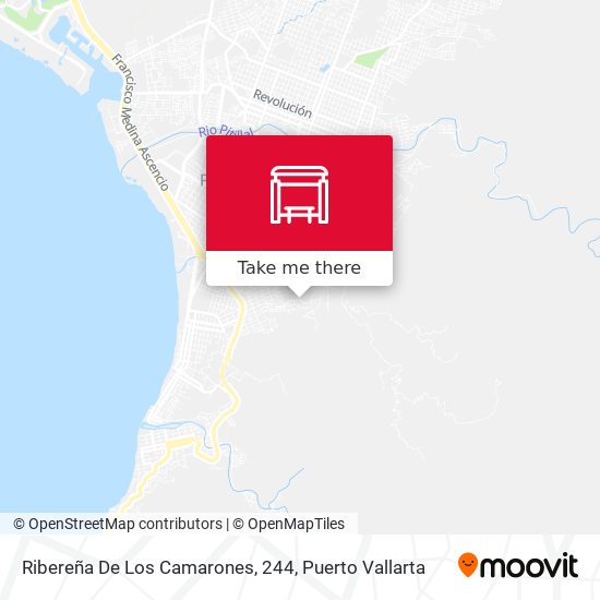 Mapa de Ribereña De Los Camarones, 244