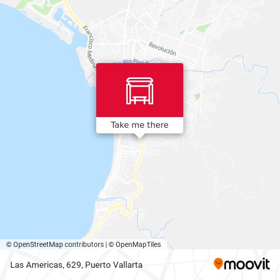 Las Americas, 629 map