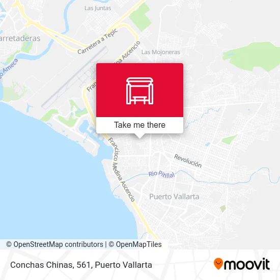 Conchas Chinas, 561 map