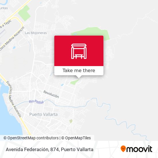Avenida Federación, 874 map