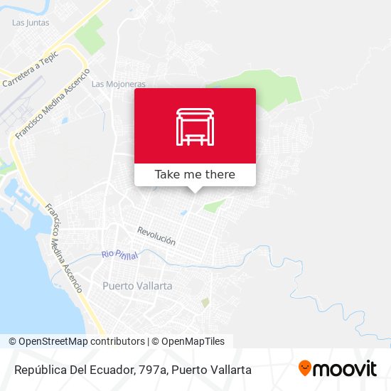 República Del Ecuador, 797a map