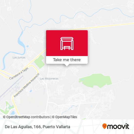 De Las Aguilas, 166 map