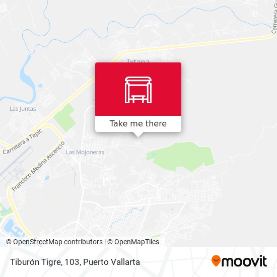 Tiburón Tigre, 103 map