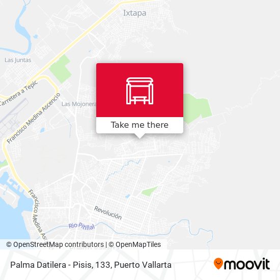 Mapa de Palma Datilera - Pisis, 133